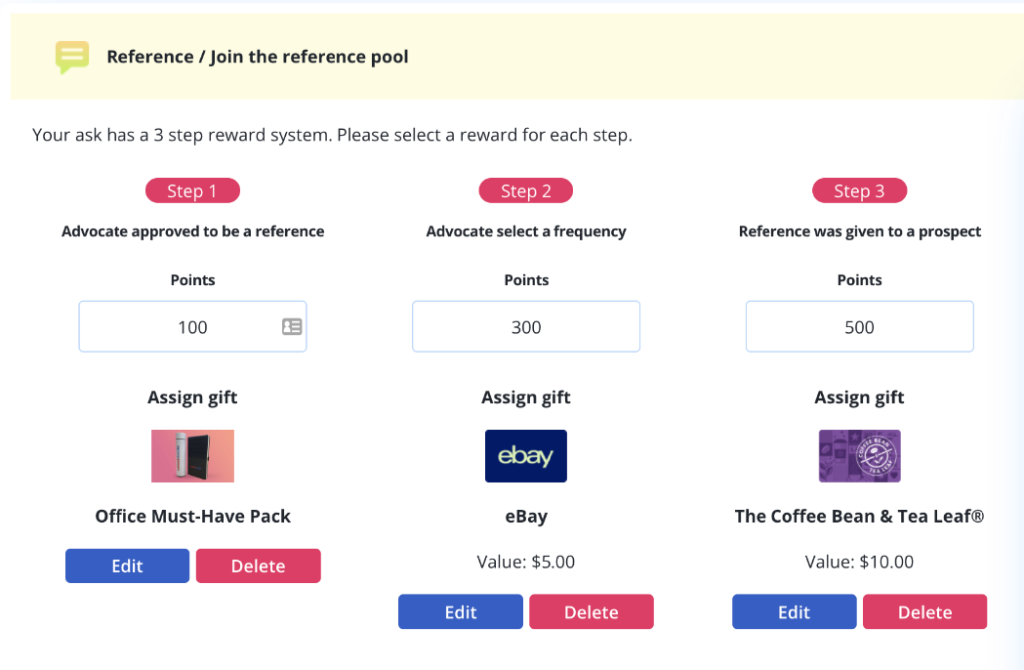 Base platform gamification rewards interface showing points and incentives for advocacy activities
